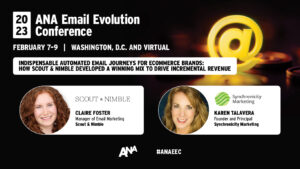 Karen Talavera speaking at 2023 Email Evolution Conference